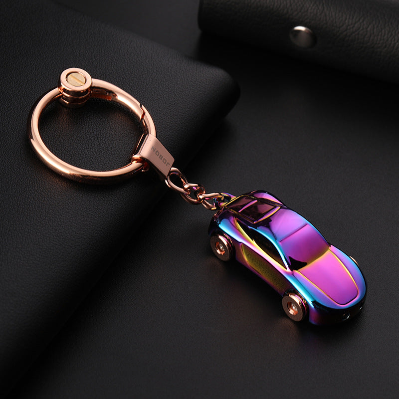 Creative Car Modeling Keychain With LED Lights