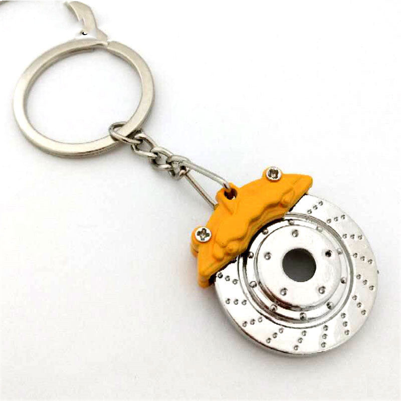 Creative Car Modification Brake Disc Keychain