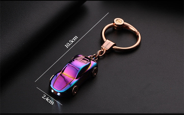 Creative Car Modeling Keychain With LED Lights