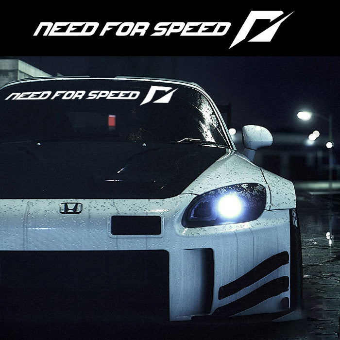 Need For Speed Windshield Horizontal And Vertical Side Car Sticker