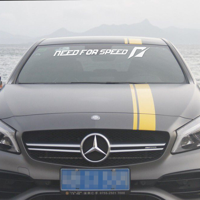 Need For Speed Windshield Horizontal And Vertical Side Car Sticker