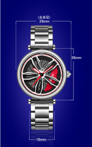 Quartz Watch Wheel Series Dial Leisure