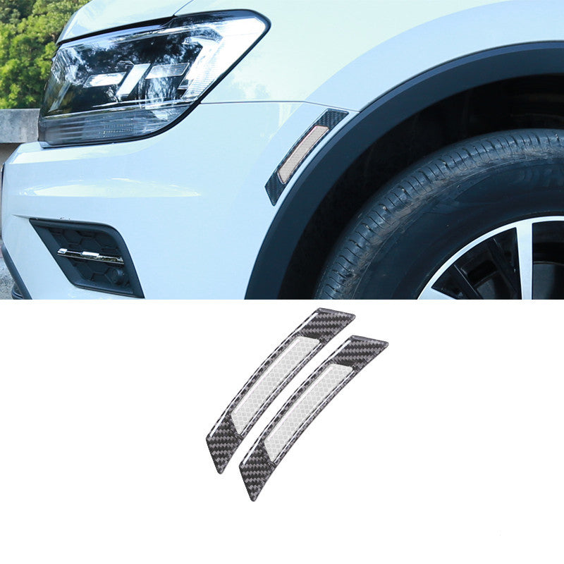 Car wheel brow reflective stickers