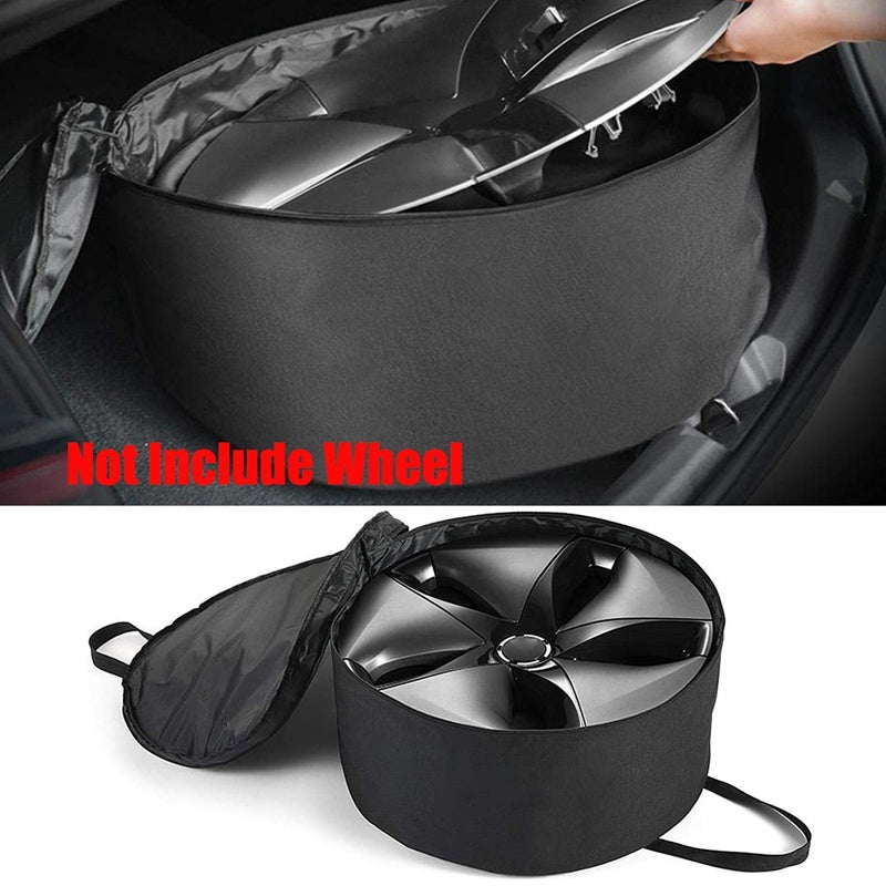 Car wheel storage bag