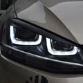 Applicable Headlight Eyebrow Carbon Fiber Modification Accessories Golf 7