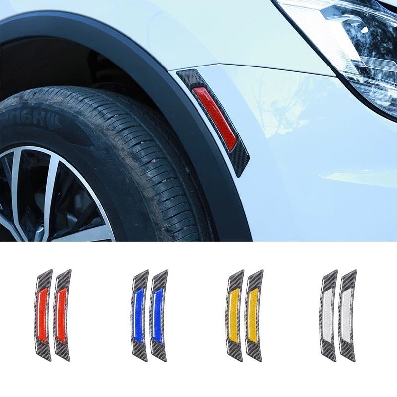 Car wheel brow reflective stickers