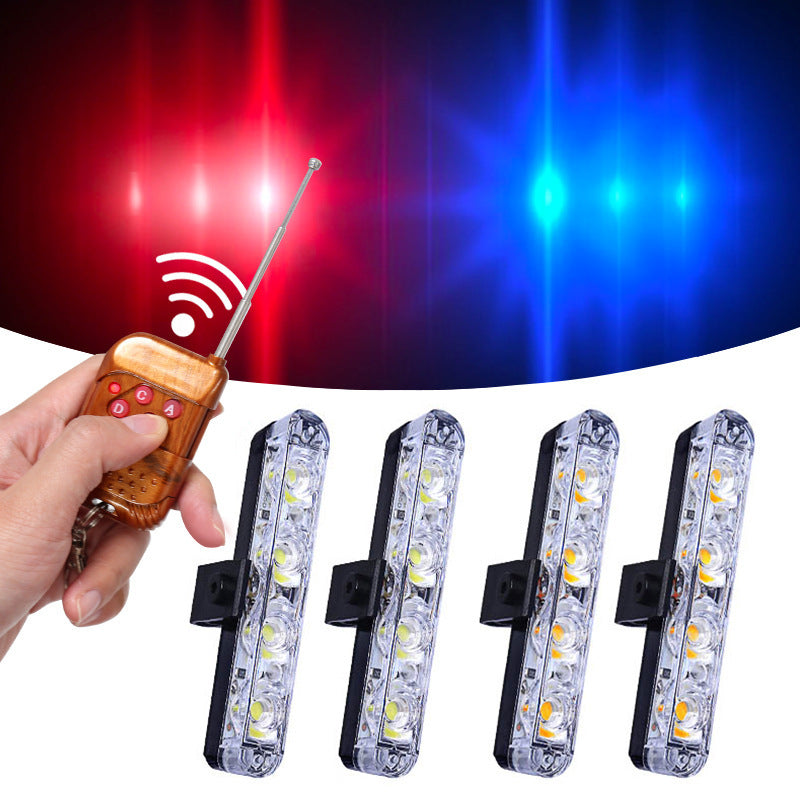 Car Mounted LED Wireless Remote Emergency Warning Light