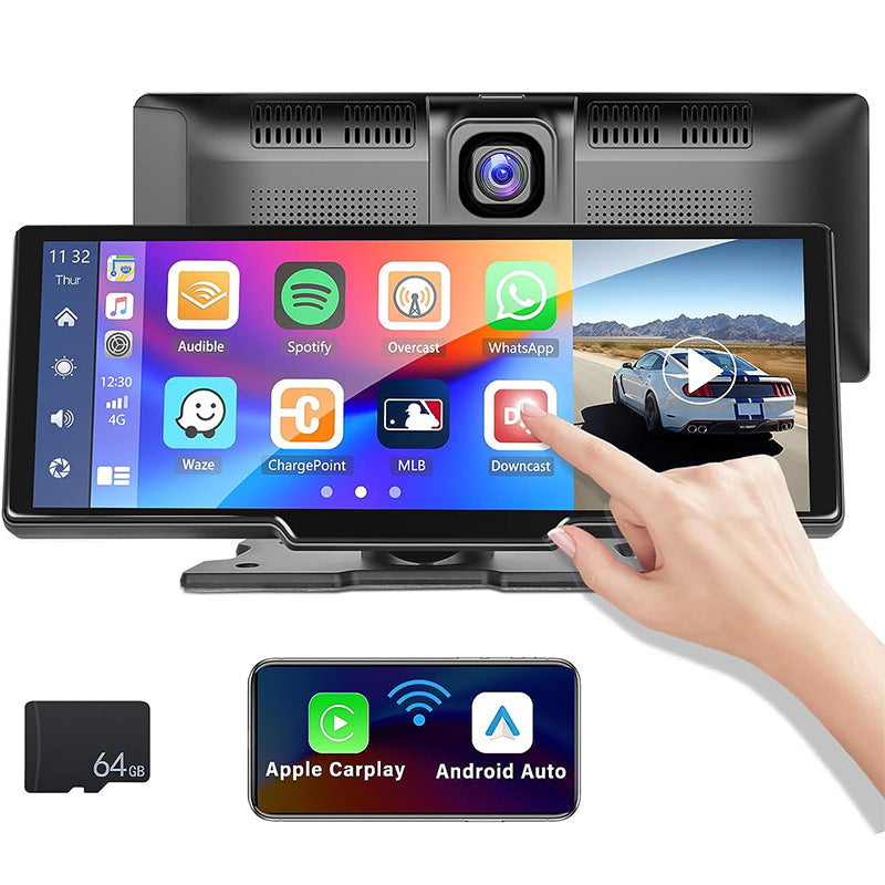 Driving Recorder Dual-camera Touch Screen Carplay Car GPS Navigation