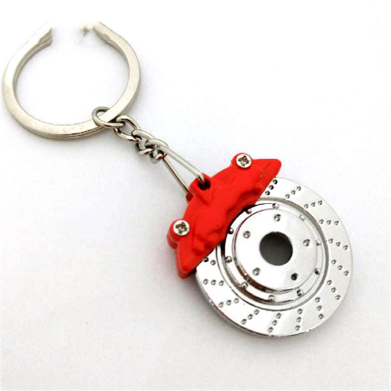 Creative Car Modification Brake Disc Keychain