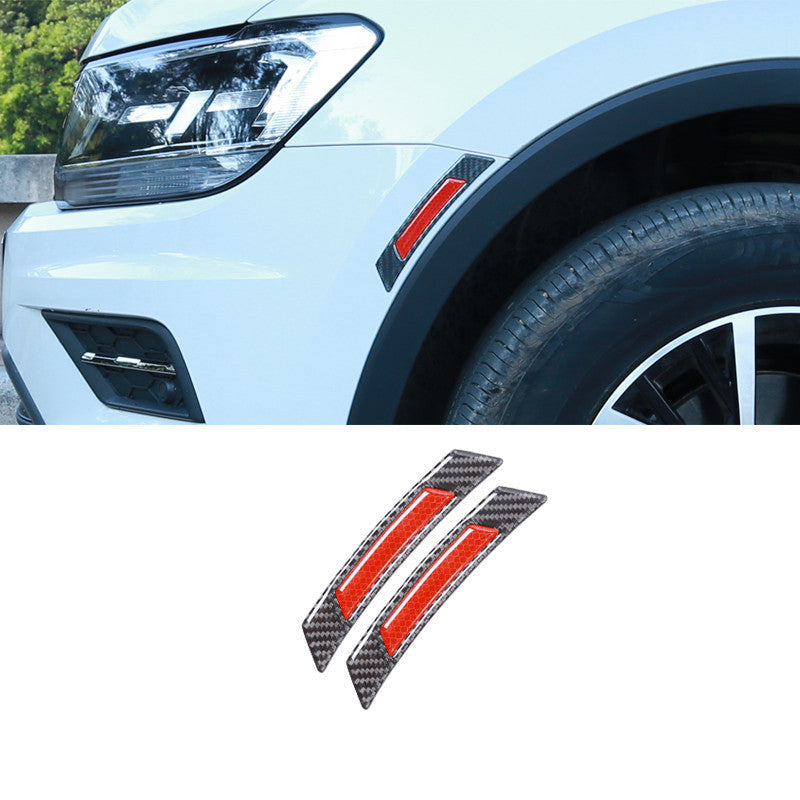 Car wheel brow reflective stickers