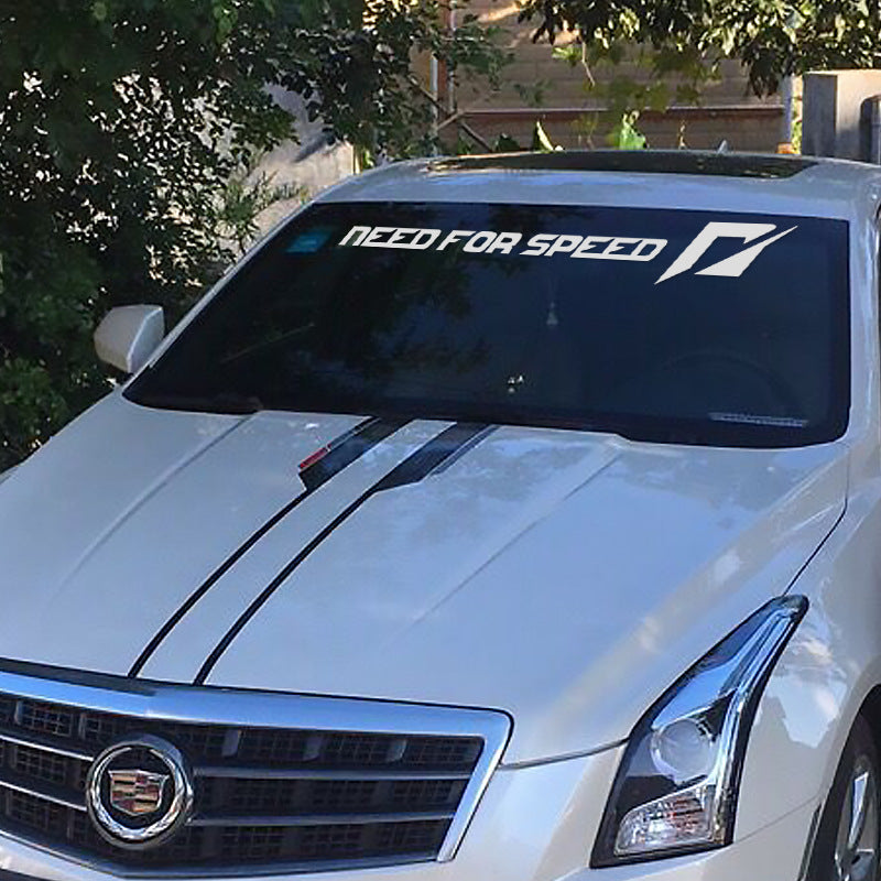 Need For Speed Windshield Horizontal And Vertical Side Car Sticker