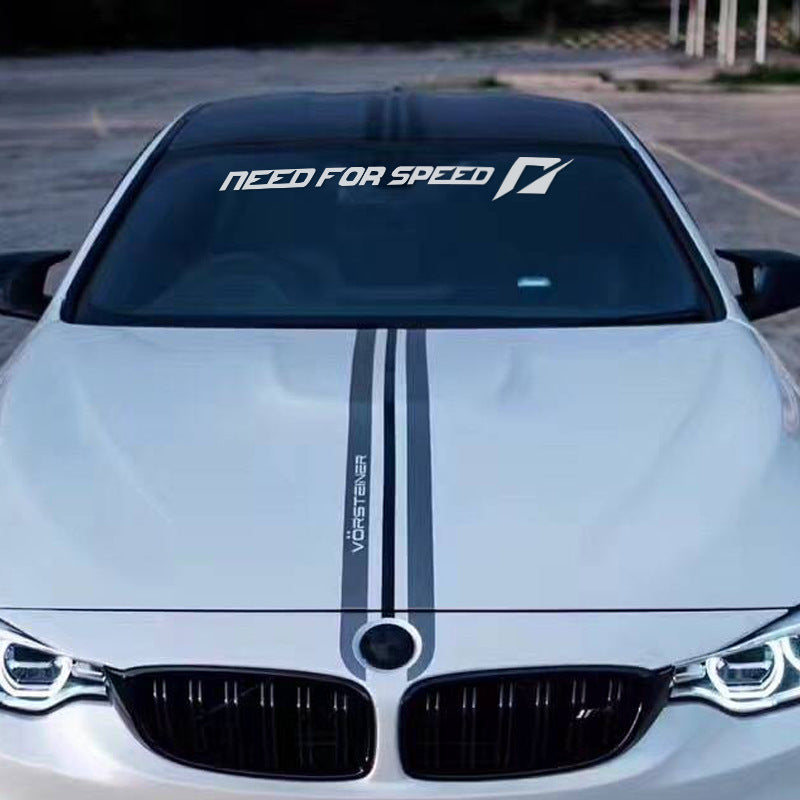 Need For Speed Windshield Horizontal And Vertical Side Car Sticker